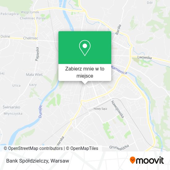 Mapa Bank Spółdzielczy