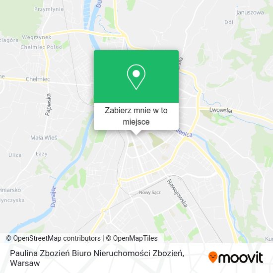 Mapa Paulina Zbozień Biuro Nieruchomości Zbozień