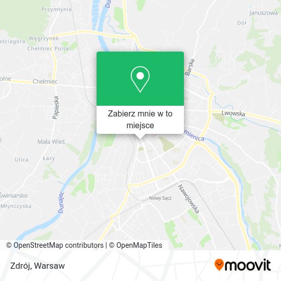 Mapa Zdrój