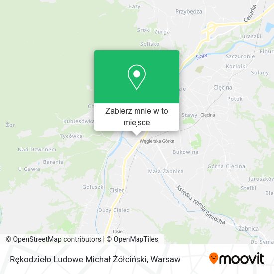 Mapa Rękodzieło Ludowe Michał Żółciński