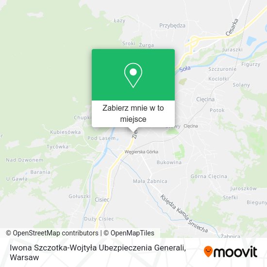 Mapa Iwona Szczotka-Wojtyła Ubezpieczenia Generali