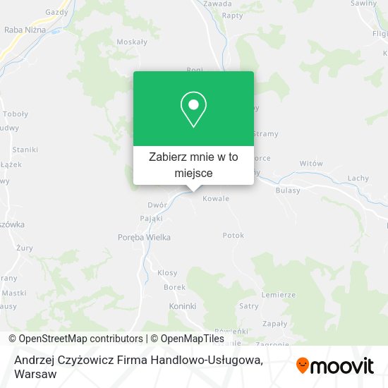 Mapa Andrzej Czyżowicz Firma Handlowo-Usługowa