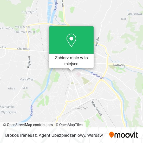 Mapa Brokos Ireneusz, Agent Ubezpieczeniowy