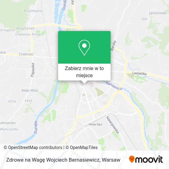 Mapa Zdrowe na Wagę Wojciech Bernasiewicz