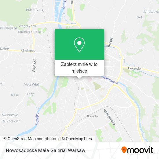 Mapa Nowosądecka Mała Galeria