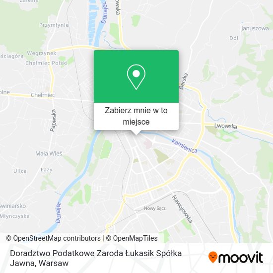 Mapa Doradztwo Podatkowe Zaroda Łukasik Spółka Jawna