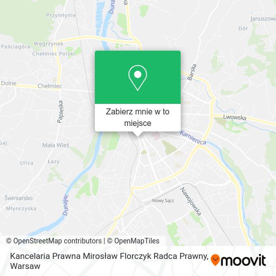 Mapa Kancelaria Prawna Mirosław Florczyk Radca Prawny