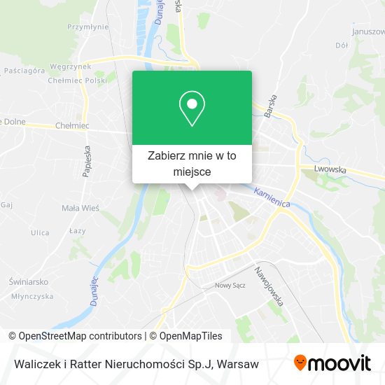 Mapa Waliczek i Ratter Nieruchomości Sp.J