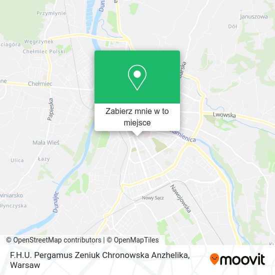 Mapa F.H.U. Pergamus Zeniuk Chronowska Anzhelika