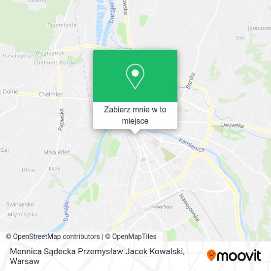 Mapa Mennica Sądecka Przemysław Jacek Kowalski