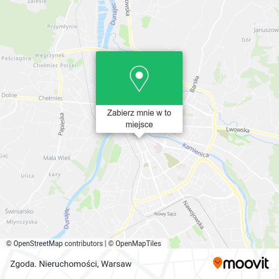 Mapa Zgoda. Nieruchomości