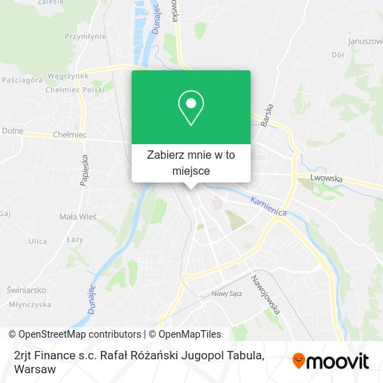 Mapa 2rjt Finance s.c. Rafał Różański Jugopol Tabula