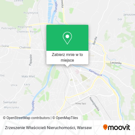 Mapa Zrzeszenie Właścicieli Nieruchomości