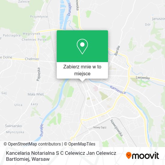 Mapa Kancelaria Notarialna S C Celewicz Jan Celewicz Bartlomiej