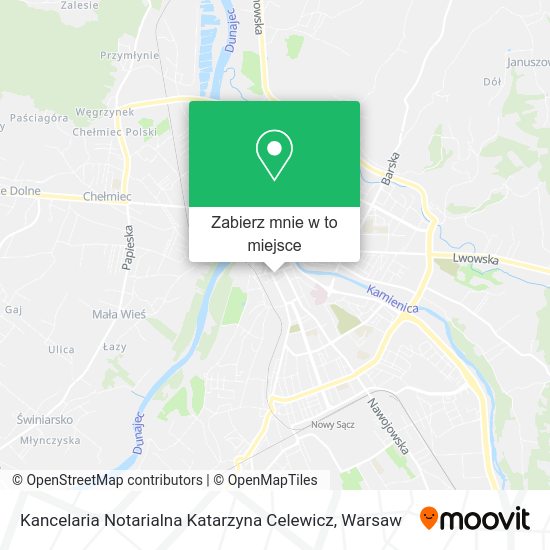 Mapa Kancelaria Notarialna Katarzyna Celewicz