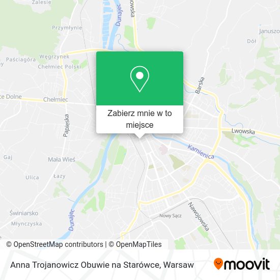 Mapa Anna Trojanowicz Obuwie na Starówce