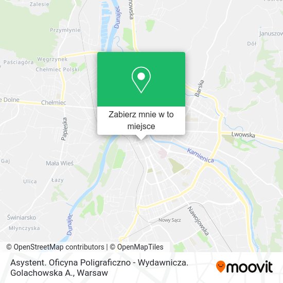 Mapa Asystent. Oficyna Poligraficzno - Wydawnicza. Golachowska A.