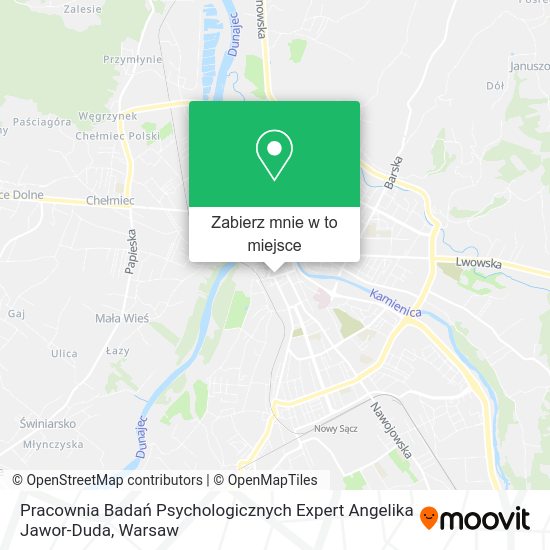 Mapa Pracownia Badań Psychologicznych Expert Angelika Jawor-Duda