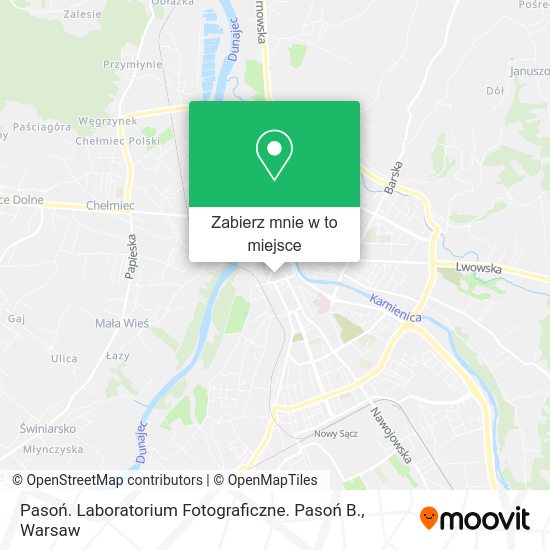 Mapa Pasoń. Laboratorium Fotograficzne. Pasoń B.