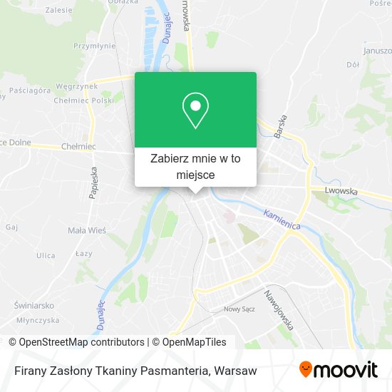 Mapa Firany Zasłony Tkaniny Pasmanteria