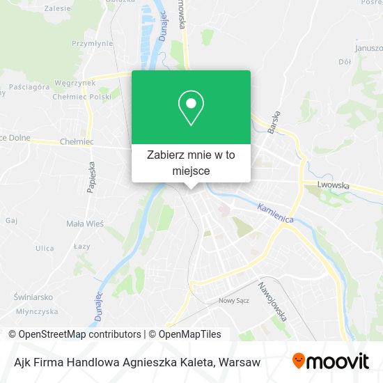 Mapa Ajk Firma Handlowa Agnieszka Kaleta