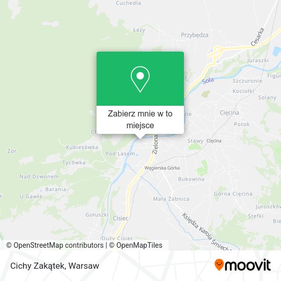 Mapa Cichy Zakątek