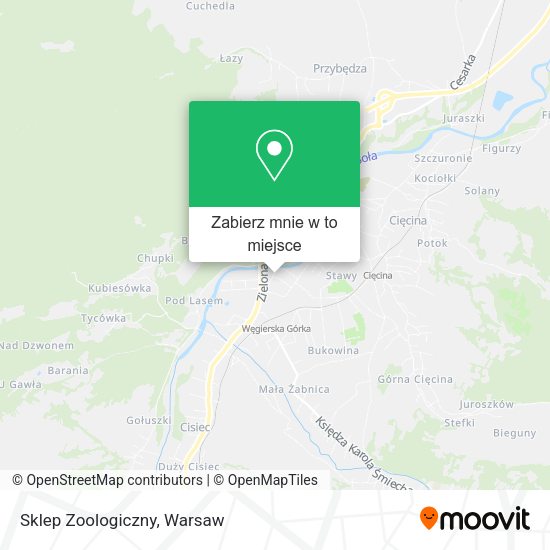 Mapa Sklep Zoologiczny