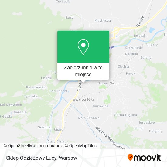 Mapa Sklep Odzieżowy Lucy