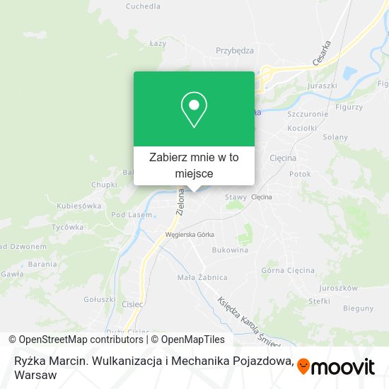 Mapa Ryżka Marcin. Wulkanizacja i Mechanika Pojazdowa