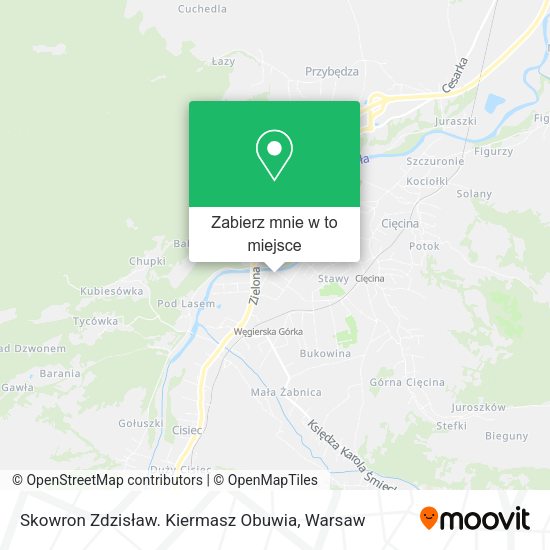 Mapa Skowron Zdzisław. Kiermasz Obuwia