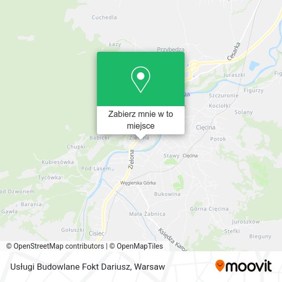 Mapa Usługi Budowlane Fokt Dariusz