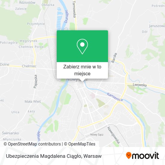 Mapa Ubezpieczenia Magdalena Ciągło