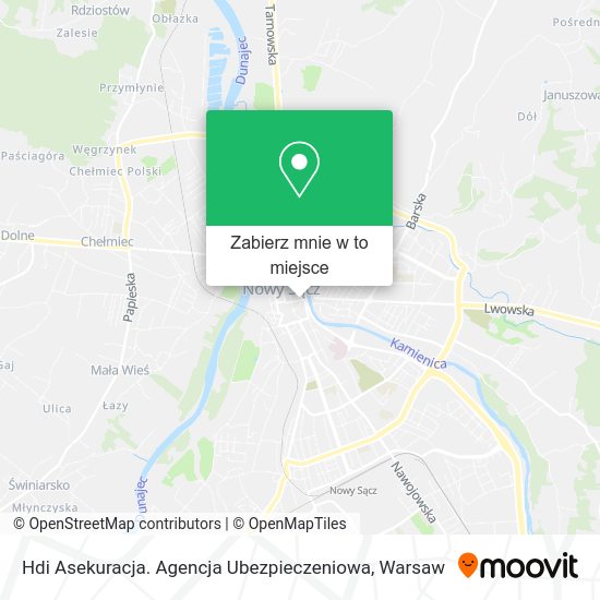 Mapa Hdi Asekuracja. Agencja Ubezpieczeniowa