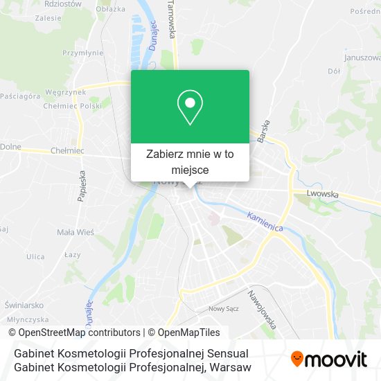 Mapa Gabinet Kosmetologii Profesjonalnej Sensual Gabinet Kosmetologii Profesjonalnej