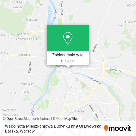 Mapa Wspólnota Mieszkaniowa Budynku nr 9 Ul Lwowska Barska