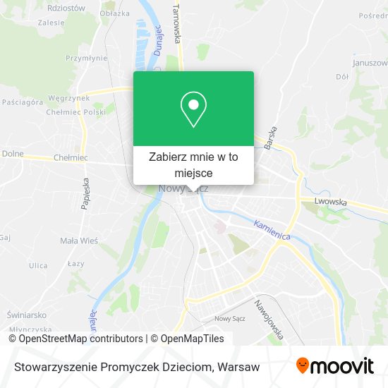 Mapa Stowarzyszenie Promyczek Dzieciom