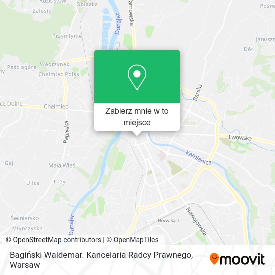 Mapa Bagiński Waldemar. Kancelaria Radcy Prawnego