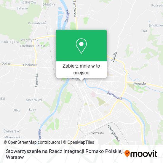 Mapa Stowarzyszenie na Rzecz Integracji Romsko Polskiej