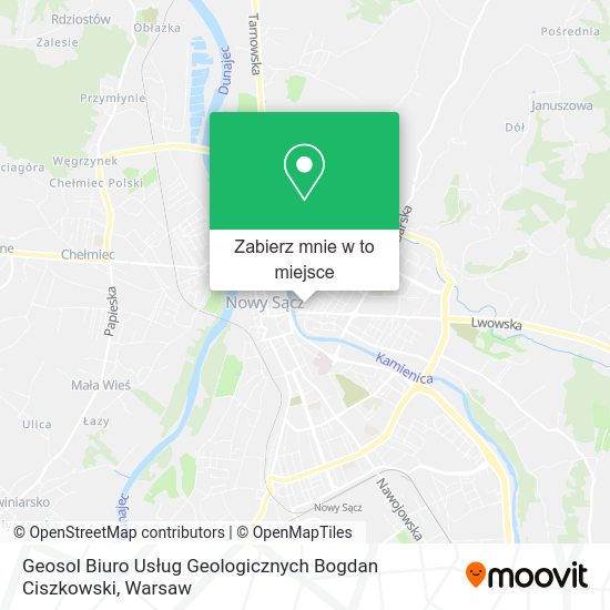 Mapa Geosol Biuro Usług Geologicznych Bogdan Ciszkowski