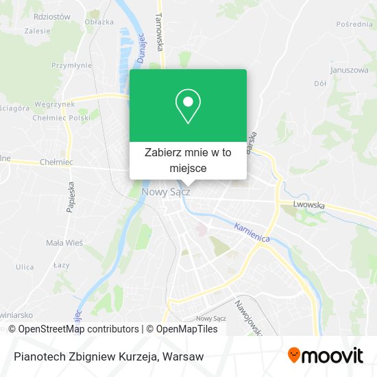 Mapa Pianotech Zbigniew Kurzeja