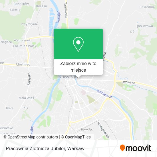 Mapa Pracownia Zlotnicza Jubiler