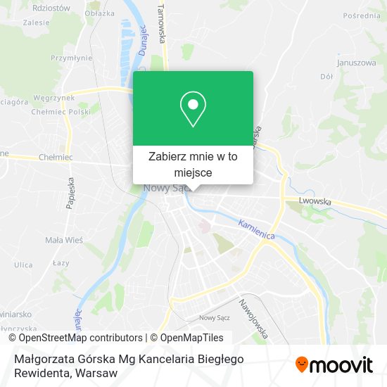 Mapa Małgorzata Górska Mg Kancelaria Biegłego Rewidenta