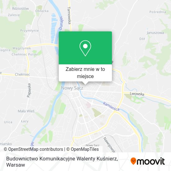 Mapa Budownictwo Komunikacyjne Walenty Kuśnierz