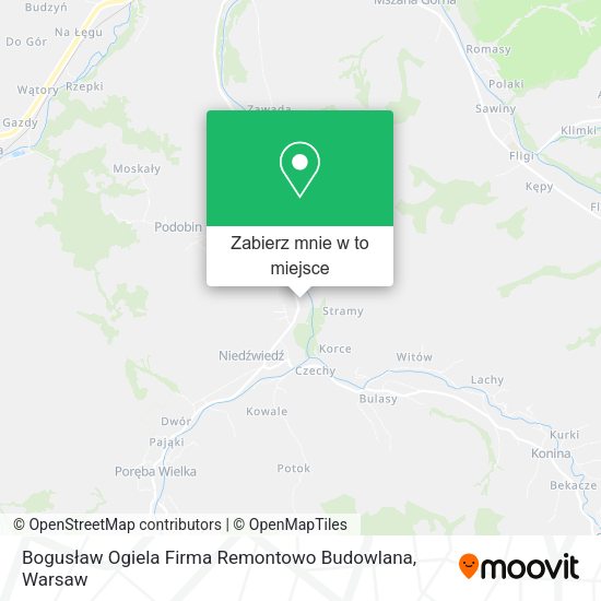 Mapa Bogusław Ogiela Firma Remontowo Budowlana