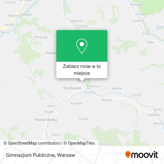 Mapa Gimnazjum Publiczne