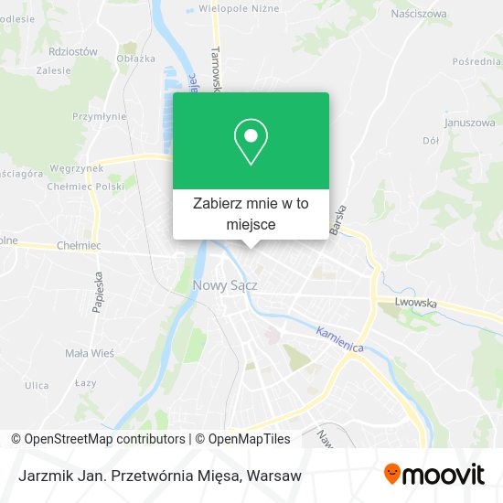 Mapa Jarzmik Jan. Przetwórnia Mięsa