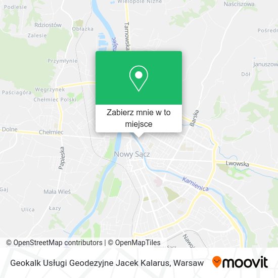 Mapa Geokalk Usługi Geodezyjne Jacek Kalarus