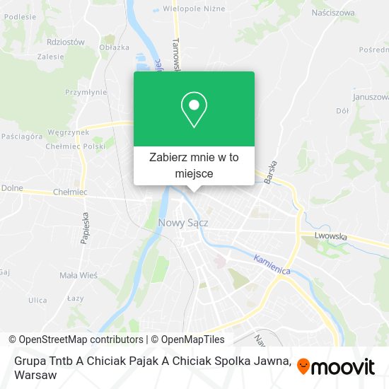 Mapa Grupa Tntb A Chiciak Pajak A Chiciak Spolka Jawna