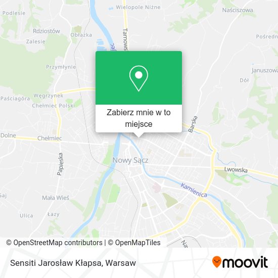 Mapa Sensiti Jarosław Kłapsa