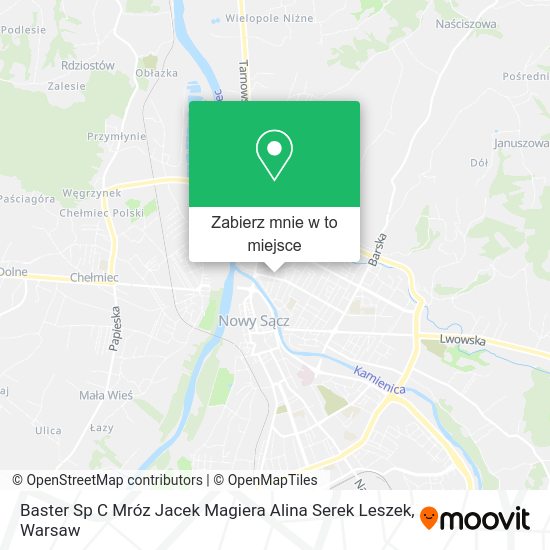 Mapa Baster Sp C Mróz Jacek Magiera Alina Serek Leszek